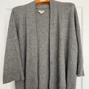 NILI LOTAN Open Front Cashmere Cardigan